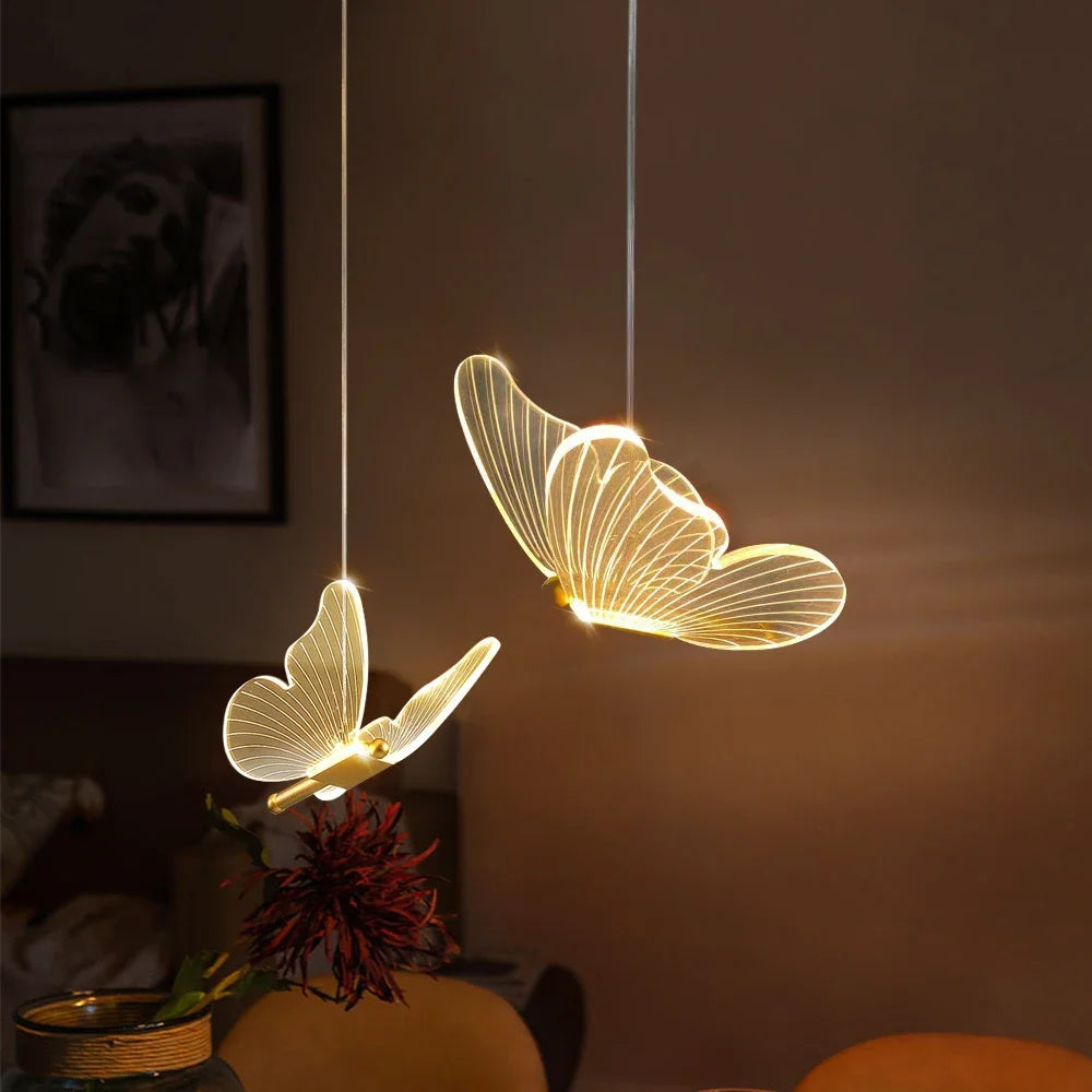 LED-sommerfuglehængelamper - ButterLuxe