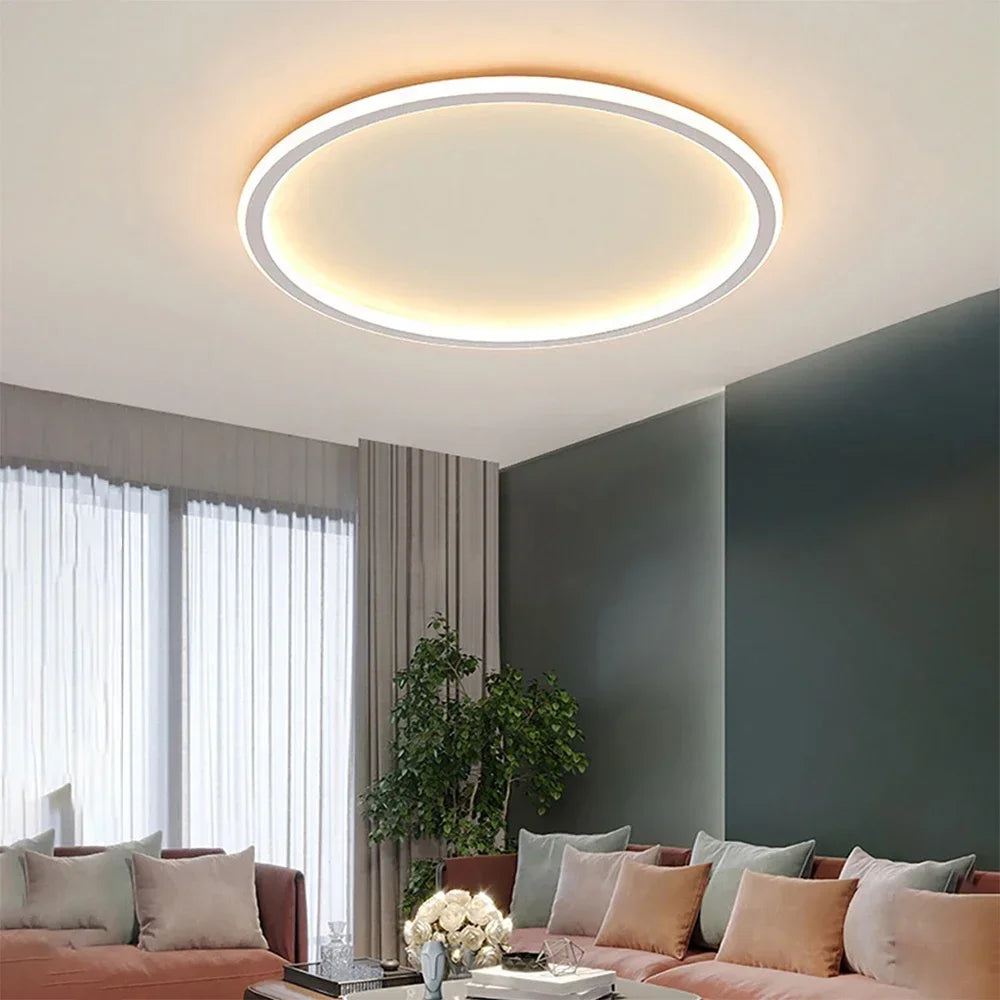 Skandinavisk rund loftlampe - NordicGlow