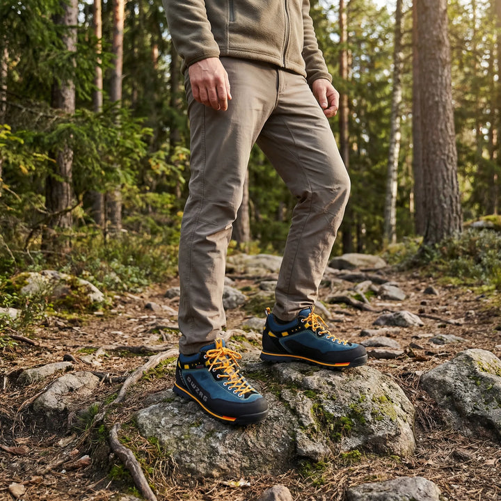 Laag Gesneden Outdoorschoen Met Vetersluiting - Brad