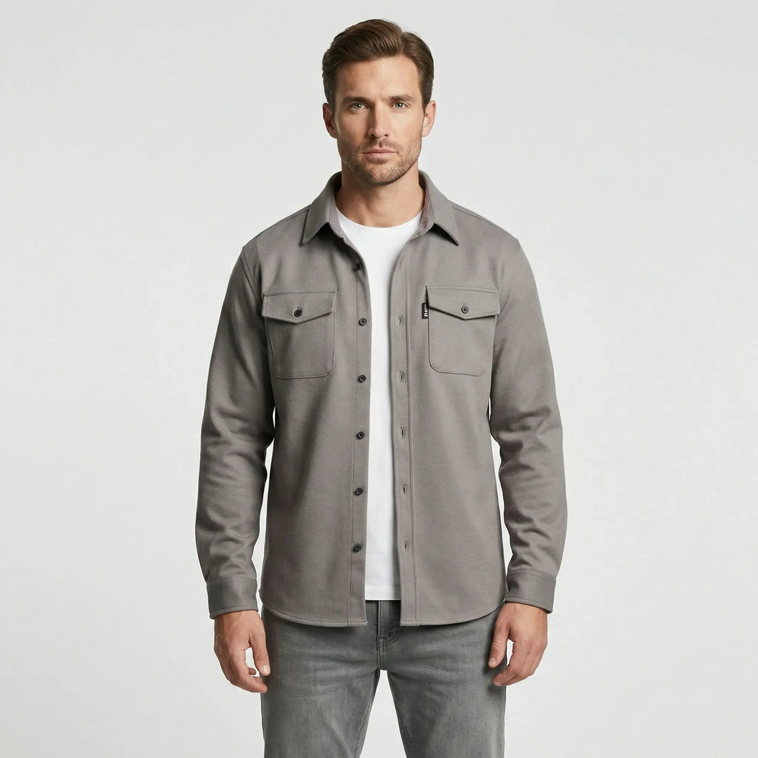 Langärmeliges Overshirt Mit Brusttaschen - Pablo
