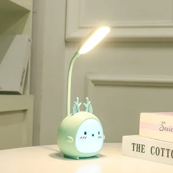 Børnelæselampe med øjenbeskyttelse og USB-natlampe - BrightBuddy