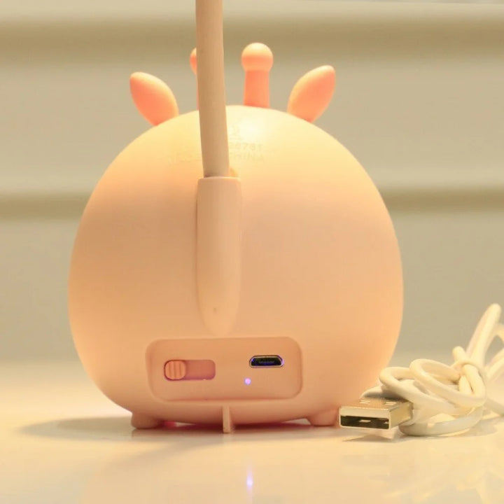 Børnelæselampe med øjenbeskyttelse og USB-natlampe - BrightBuddy