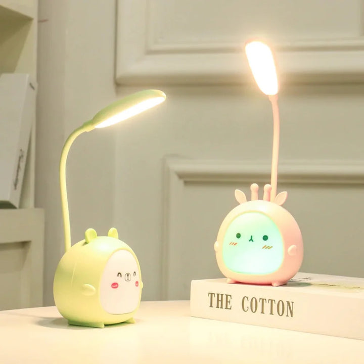 Børnelæselampe med øjenbeskyttelse og USB-natlampe - BrightBuddy
