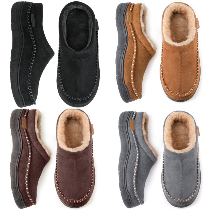 Lined Men's Slipper With A Sturdy Sole - Benjamin