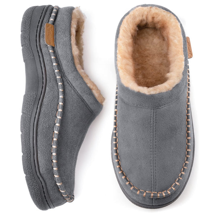 Lined Men's Slipper With A Sturdy Sole - Benjamin