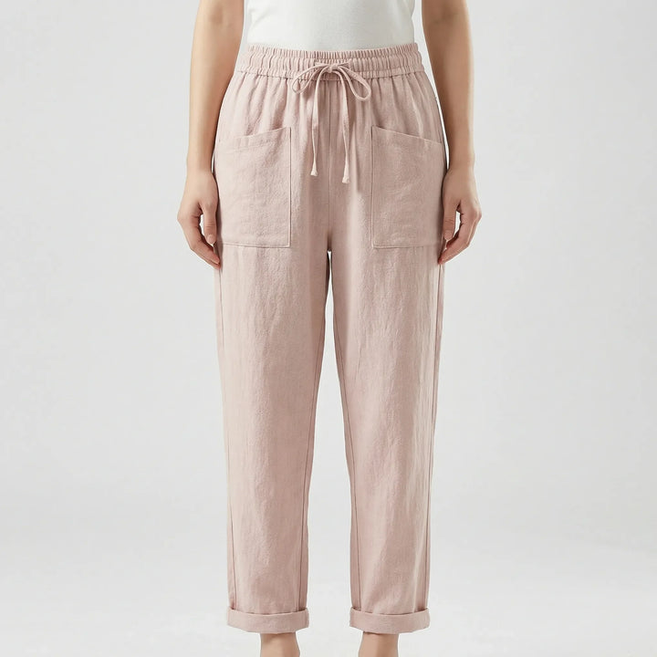 Lockere Damenhose Mit Elastischem Bund - Inez