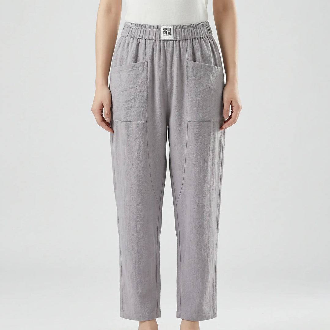 Lockere Damenhose Mit Elastischem Bund - Inez