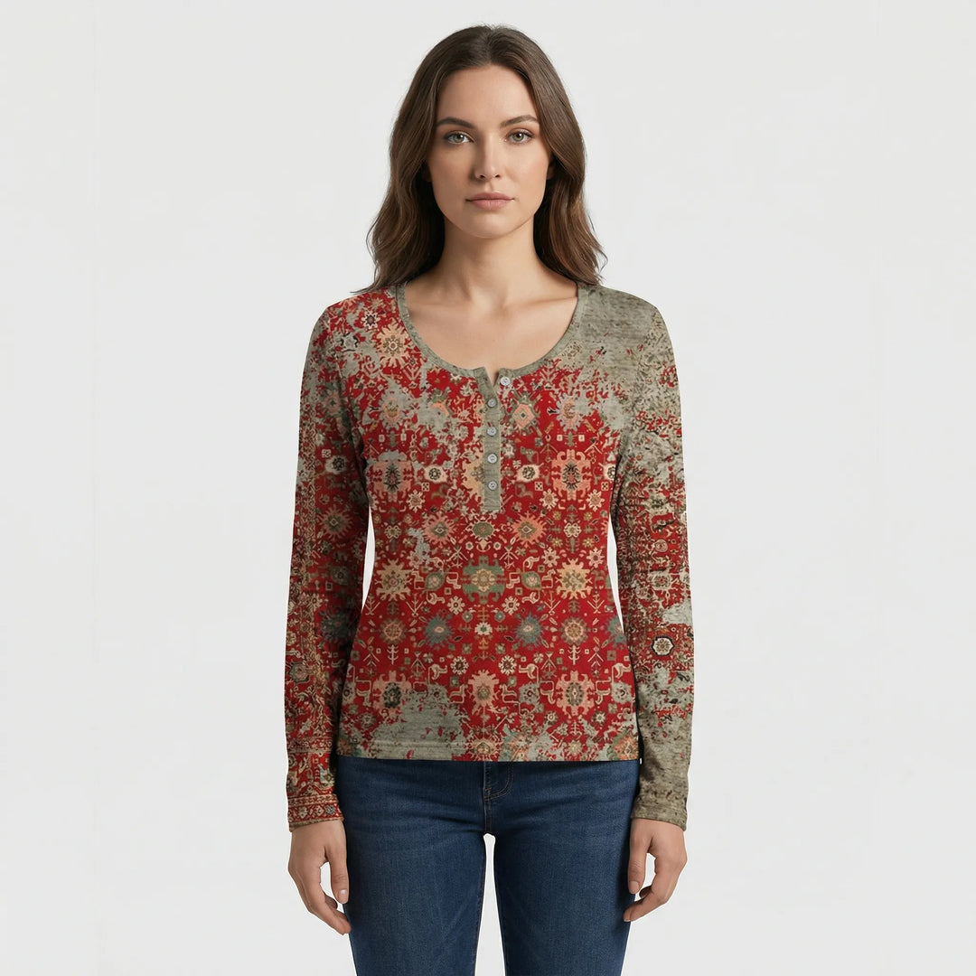 Lockerer Damen-Pullover Im Boho-Stil - Constance
