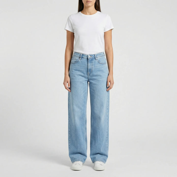 Low Rise Damenjeans Locker Geschnitten - Milla