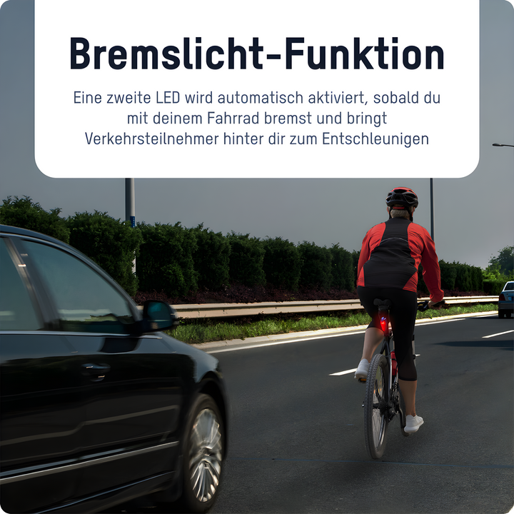Cykellygte Sikkerhed Baglygte - BrightSafe