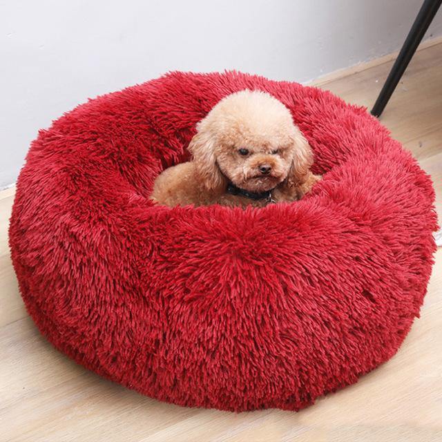Luksus blød hundeseng i plys - FluffyNest
