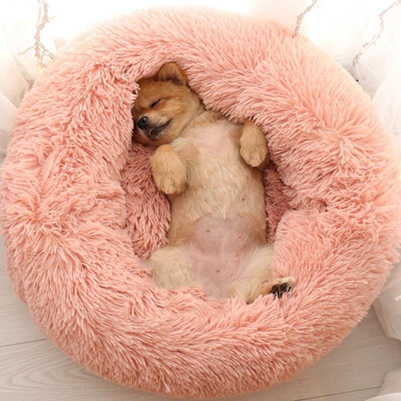 Luksus blød hundeseng i plys - FluffyNest