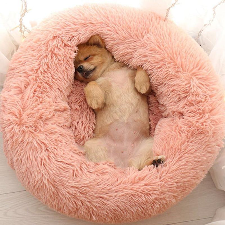 Luksus blød hundeseng i plys - FluffyNest