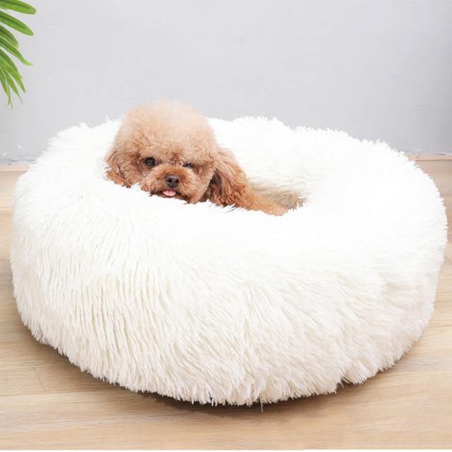 Luksus blød hundeseng i plys - FluffyNest