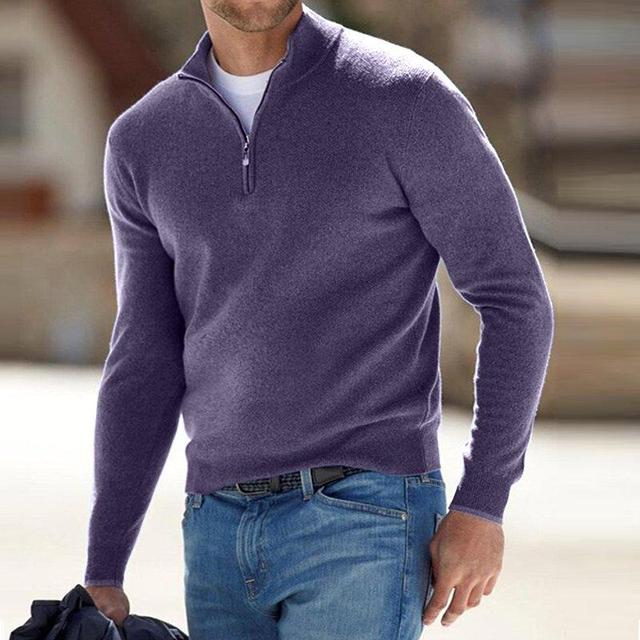 Pullover med V-hals til herrer - David