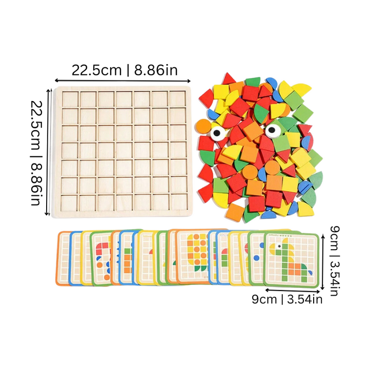 Træpuslespil til småbørn - EcoPuzzle