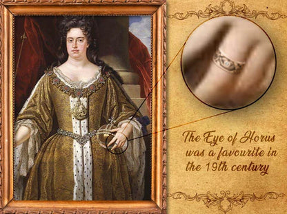 Lykke ring Øje af Horus