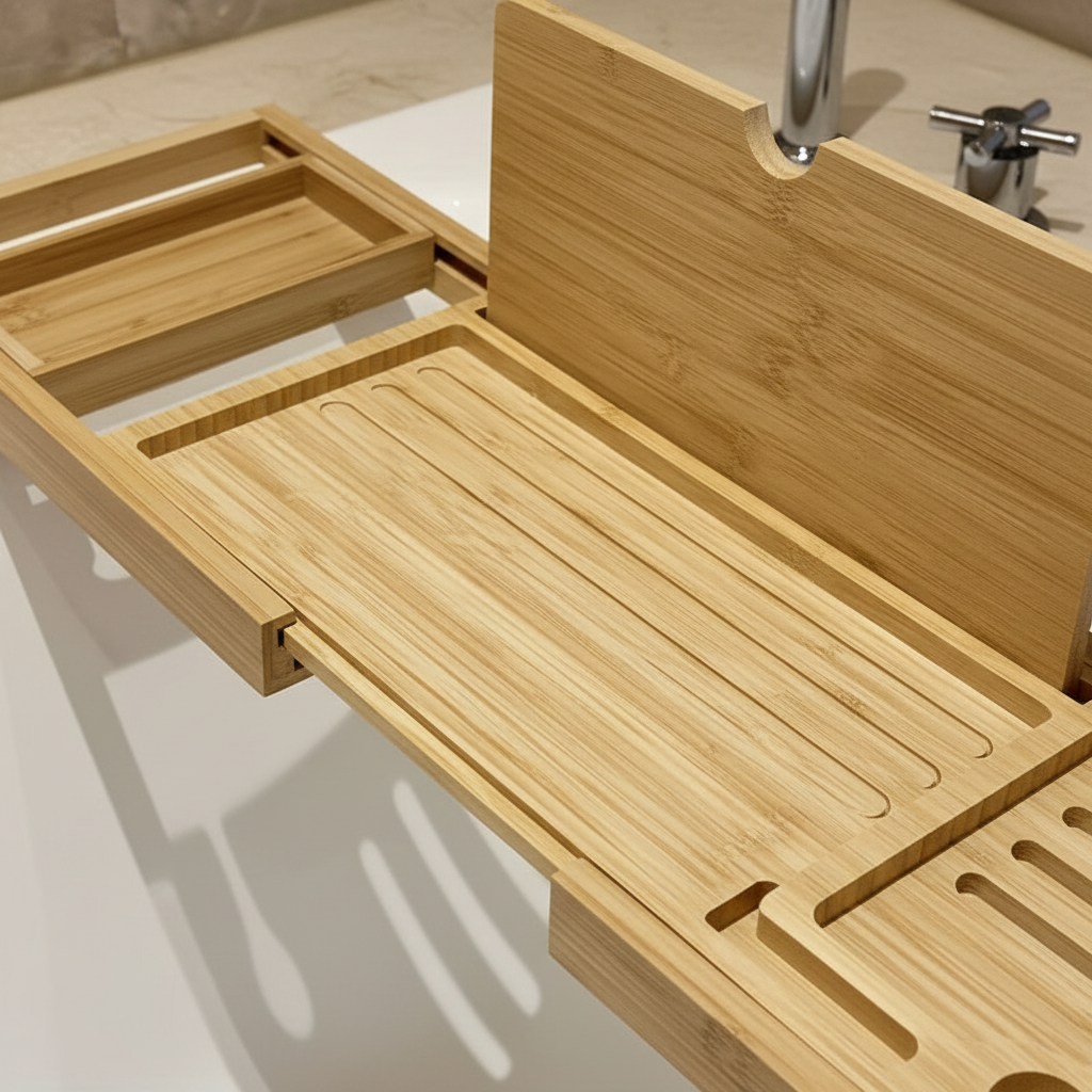 Mehrfachfach Badablage Aus Bambus - RelaxShelf