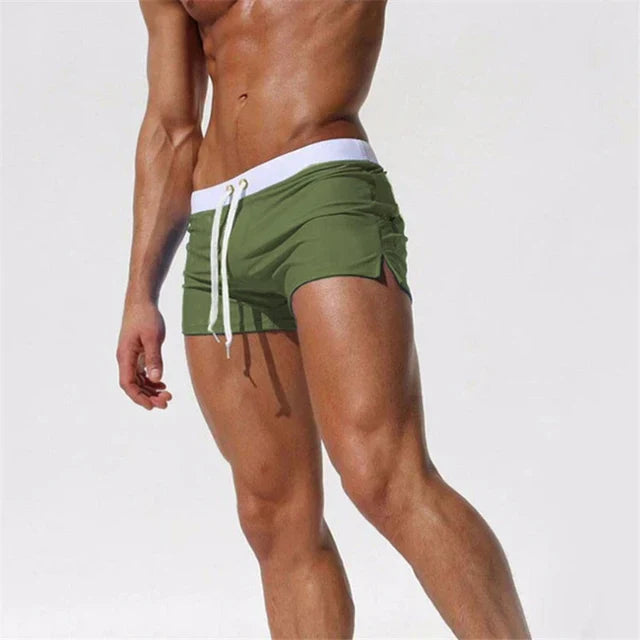 Hurtigtørrende herrebadeshorts med lommer – Leano