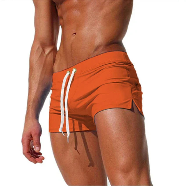 Hurtigtørrende herrebadeshorts med lommer – Leano