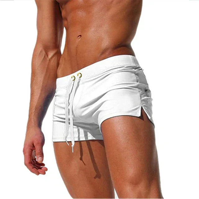 Hurtigtørrende herrebadeshorts med lommer – Leano