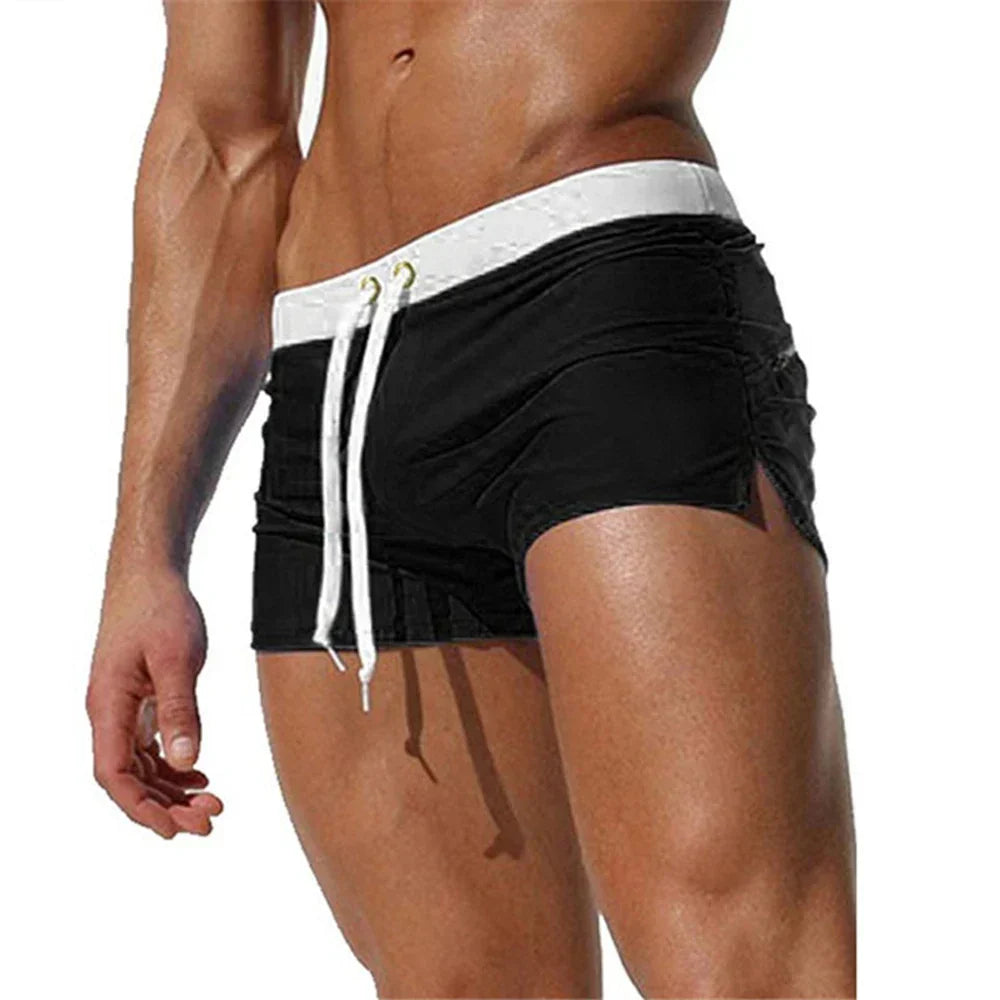 Hurtigtørrende herrebadeshorts med lommer – Leano