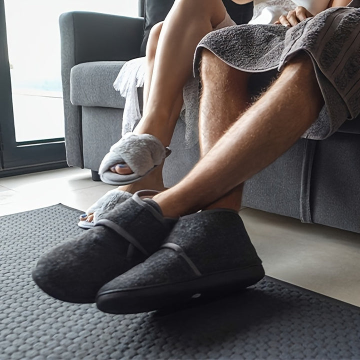 Men's Slipper With Hook-And-Loop Fastening - Santiago