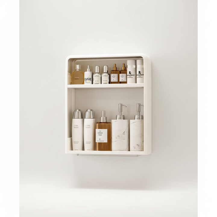 Minimalistisches Badregal Aus Kunststoff - SpaceTidy