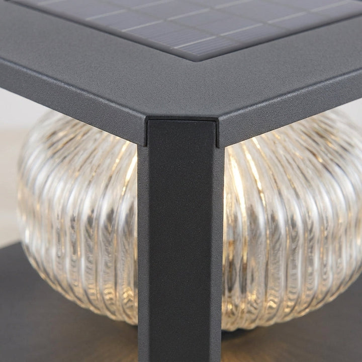 Modern Cube Post Light -  Solaraeon