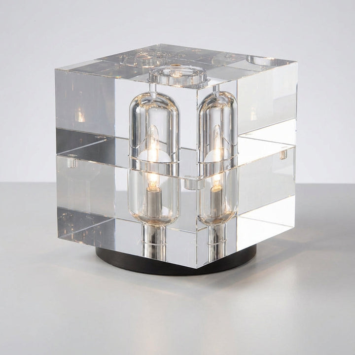 Modern Cube Table Lamp -  Crystalix