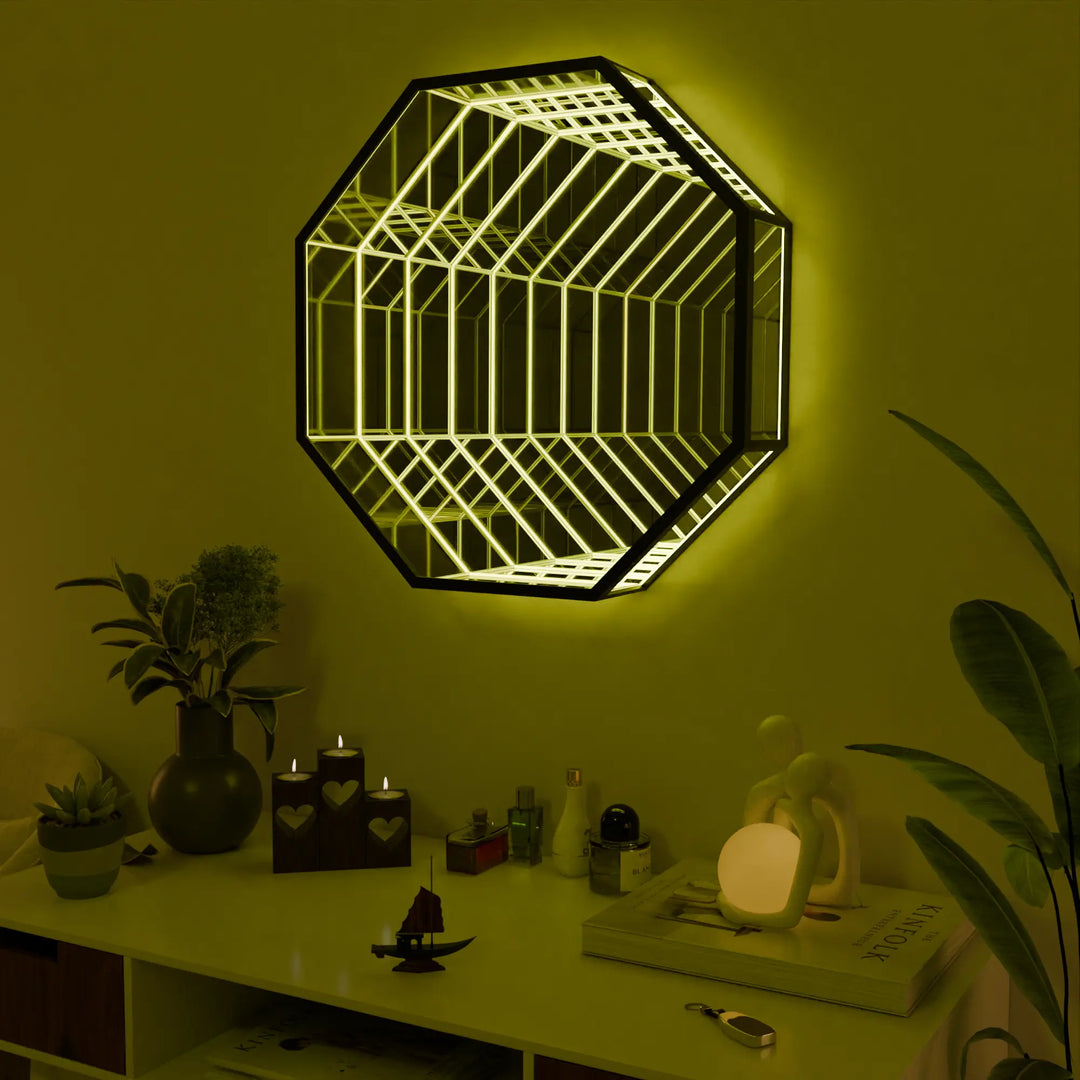 Modern Hexagon Wall Lamp -  Hexalume