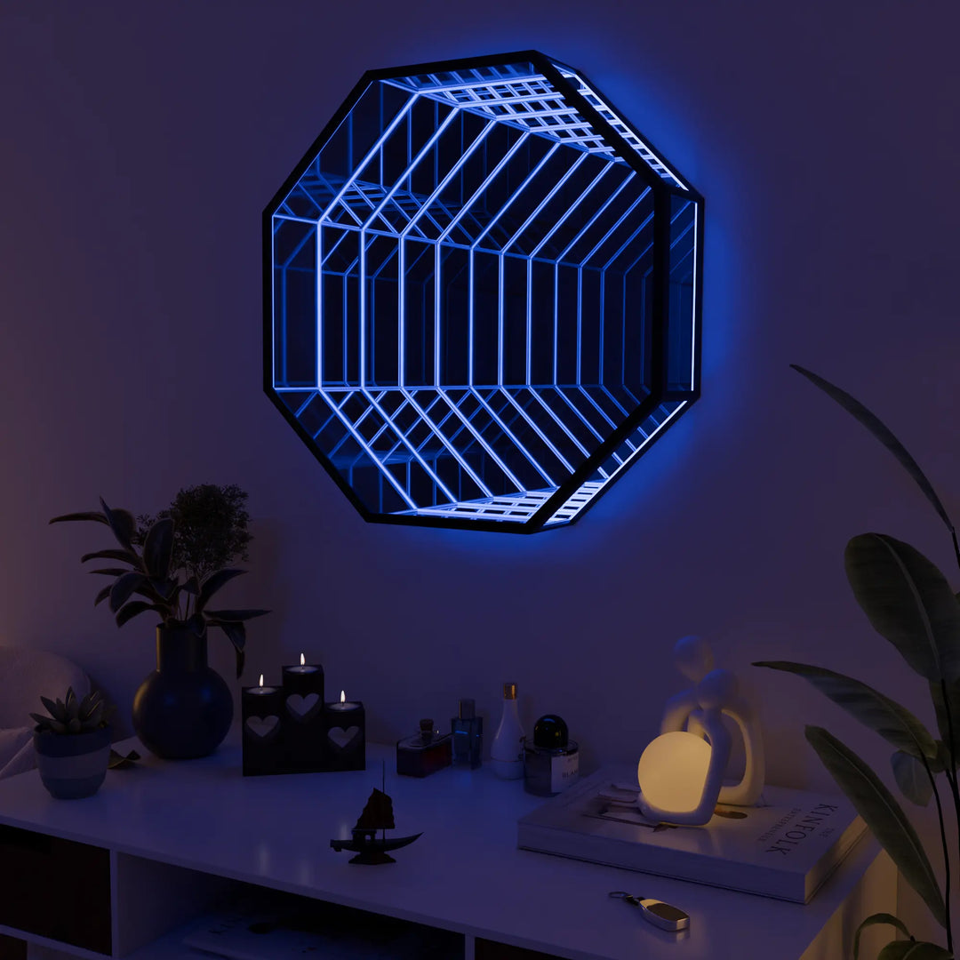 Modern Hexagon Wall Lamp -  Hexalume