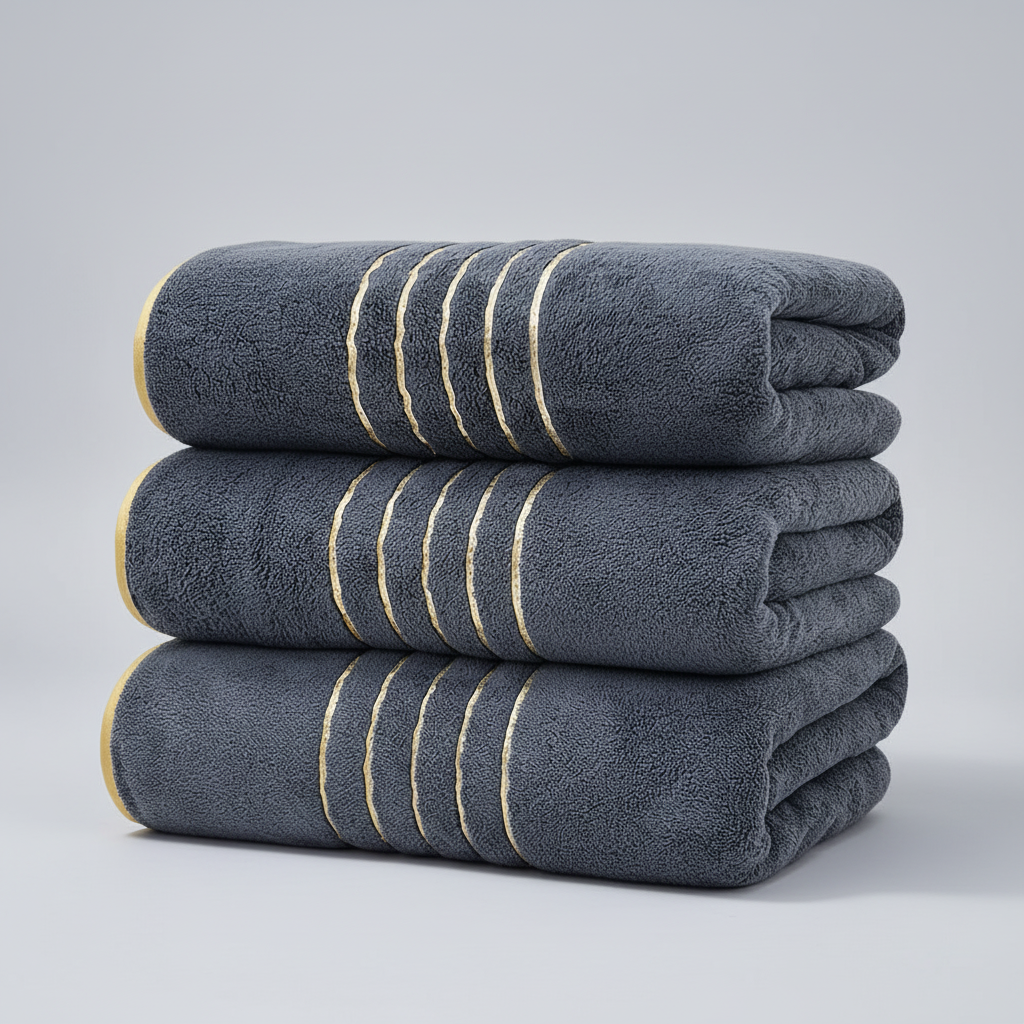Moderne Microfaser Handtüche Set - LuxuryWrap