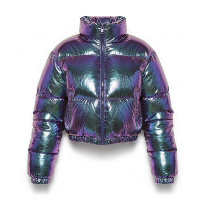 Modischer Puffer-Mantel -  Elisa