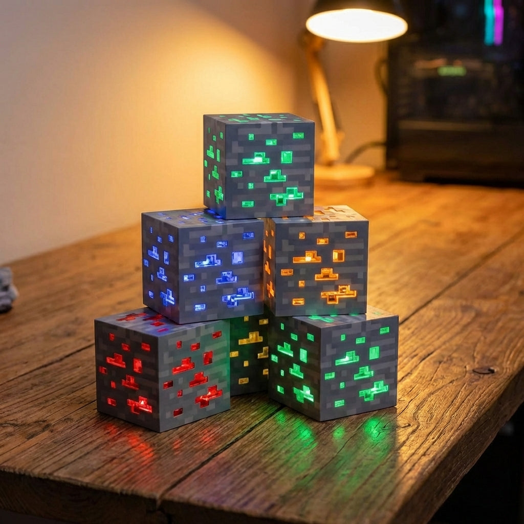Modular Pixel Block Lamp -  Glowbrickz