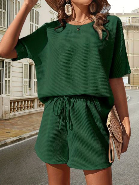 Let dames sommersæt med top og shorts – Ninae