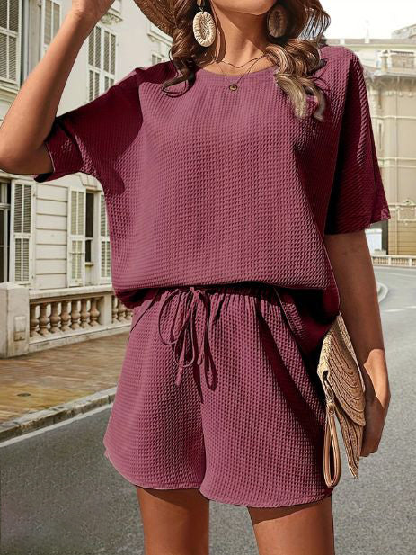 Let dames sommersæt med top og shorts – Ninae