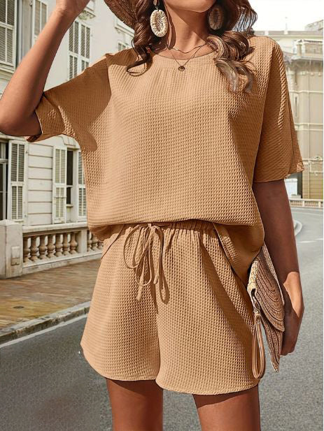 Let dames sommersæt med top og shorts – Ninae