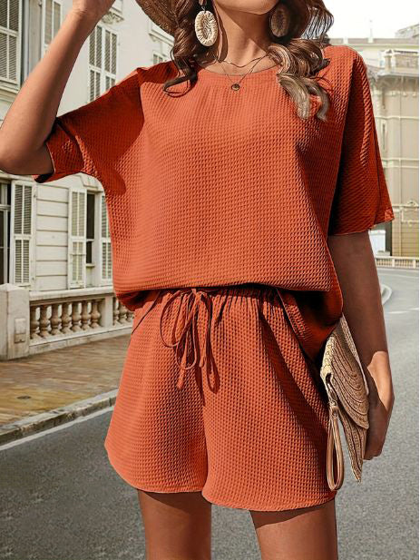 Let dames sommersæt med top og shorts – Ninae