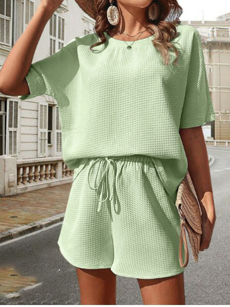Let dames sommersæt med top og shorts – Ninae