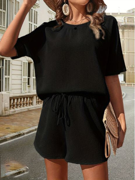 Let dames sommersæt med top og shorts – Ninae