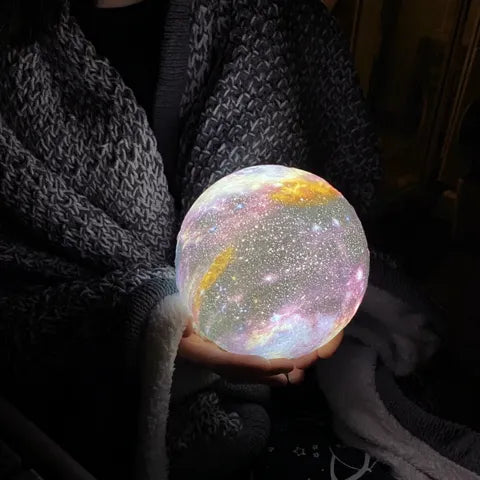 Natlampe med stjernehimmel og touchkontrol - Orion