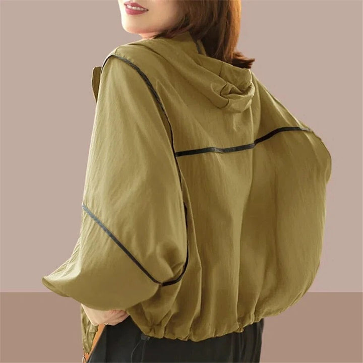 Let dame sommer hoodie-jakke med oversized pasform – Zoë