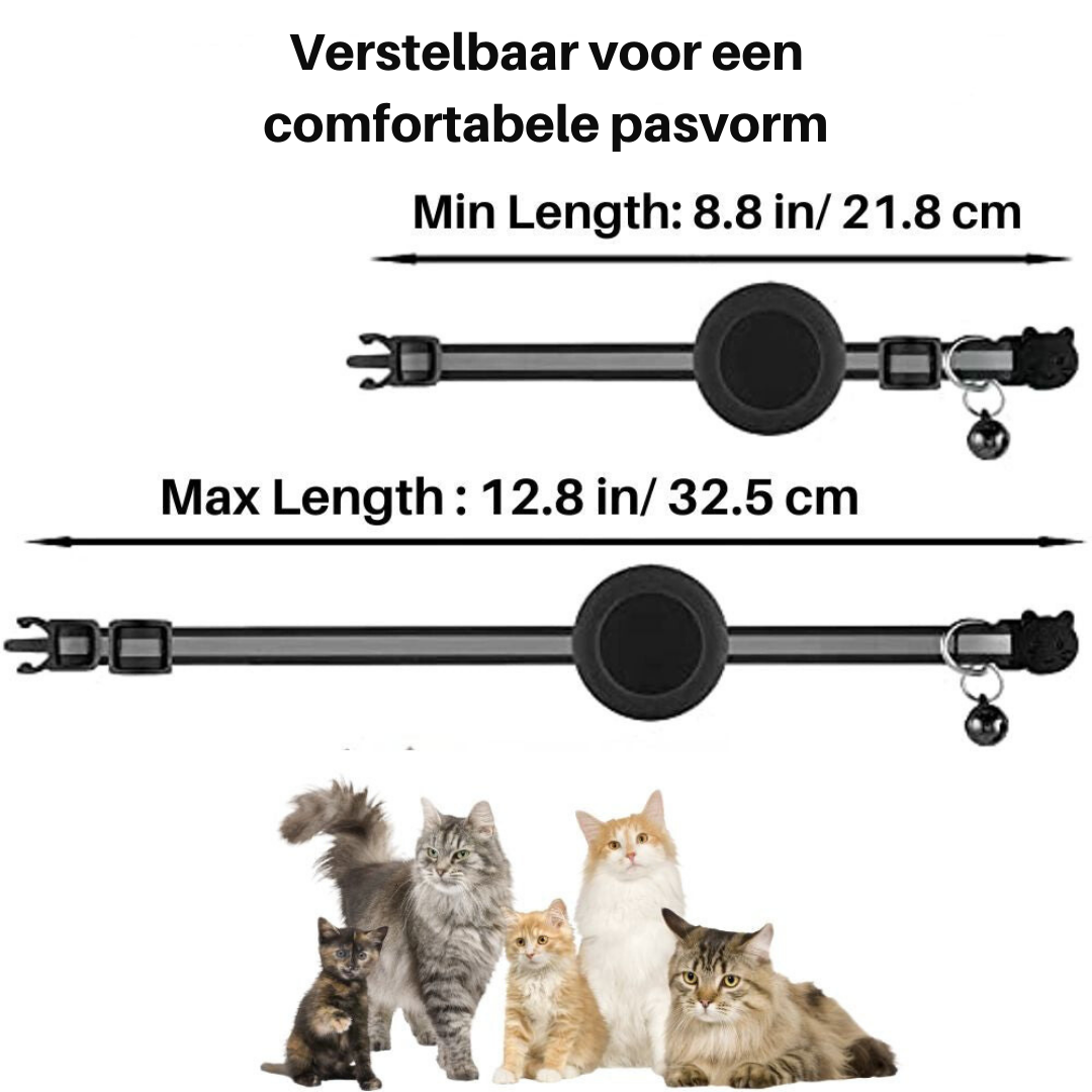 Kattehalsbånd med sikkerhedsudløser - Milo