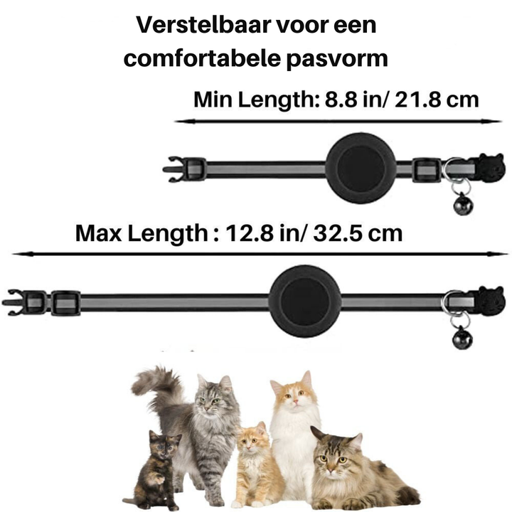 Kattehalsbånd med sikkerhedsudløser - Milo