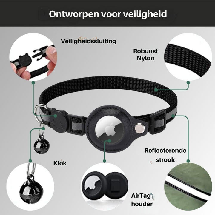 Kattehalsbånd med sikkerhedsudløser - Milo