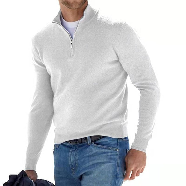 Merino Herretrøje med V-hals - Torino