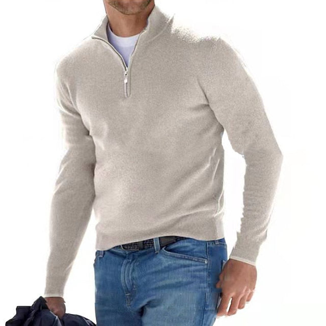 Pullover med V-hals til herrer - David