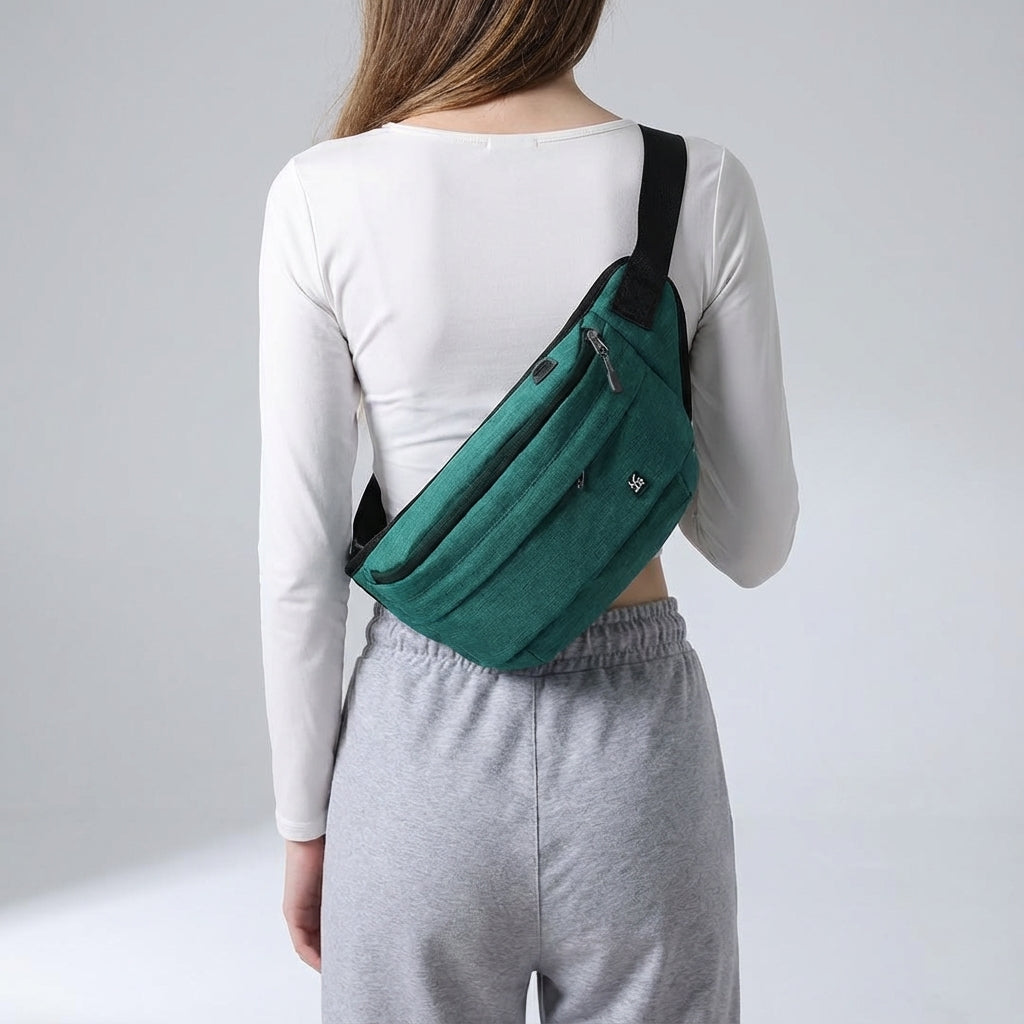 Nylon Multi Pocket Sling Tas - FlexSling