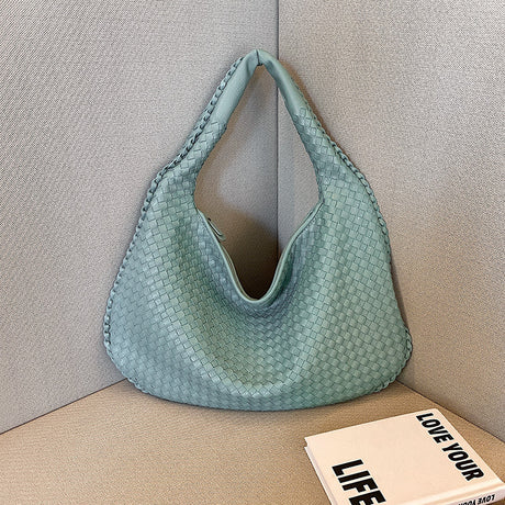Trendy Vævet Skuldertaske - Ruby